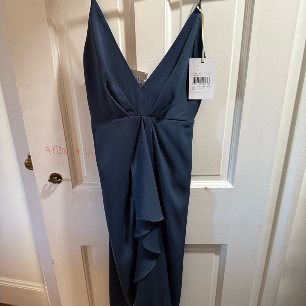 Chic Navy Midi Dress